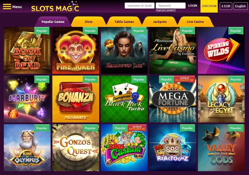 Slotsmagic Casino Review - Bonus Perks